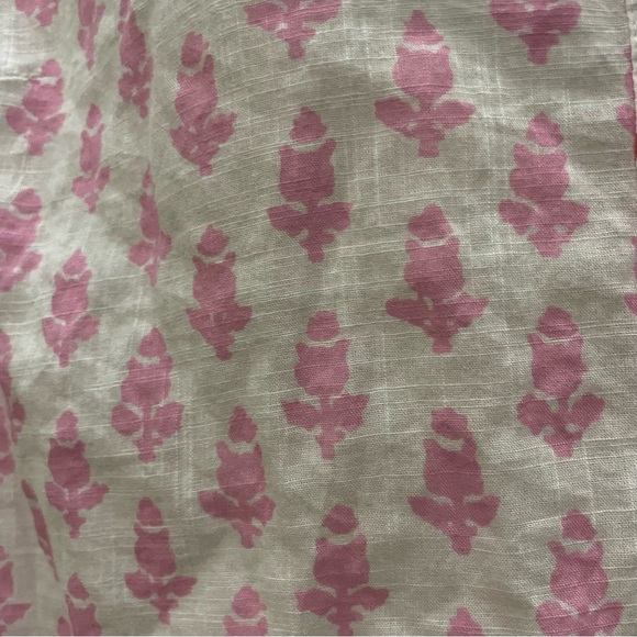 J. Crew leaf print, button up, pink and red blouse / S / Excellent condition - Picture 14 of 14